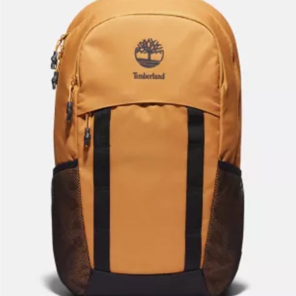 NWT Timberland 26 Liter Tan and Black Backpack